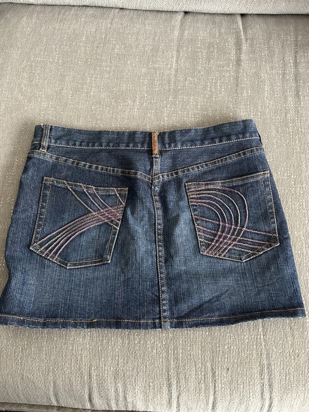 Y2K Denim Skirt Y2K 90’s Festival Micro Skirt 8